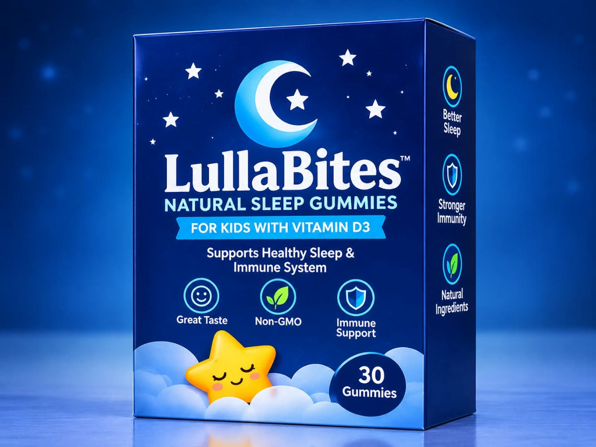 LullaBites Natural Sleep Gummies – Sleep Support Gummies for Adults