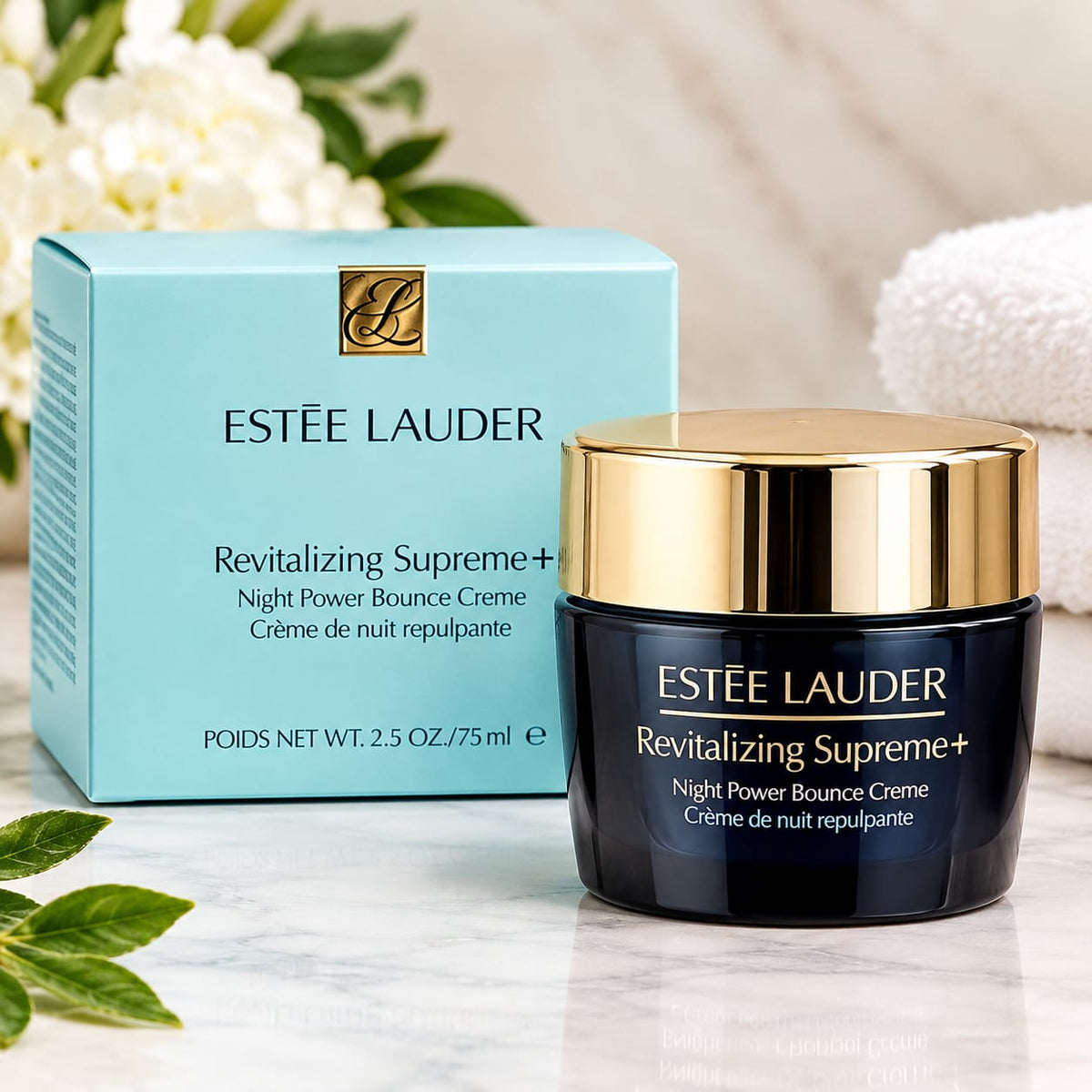 Estée Lauder Revitalizing Supreme+ Night Power Bounce Creme 75ml (2.5 oz) – Luxury Night Face Cream