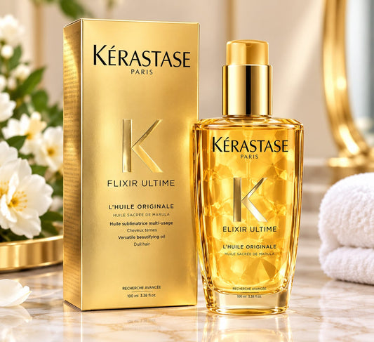 Kérastase Elixir Ultime L’Huile Originale Hair Oil 100ml / 3.38 fl oz – Multi-Use Beautifying Oil